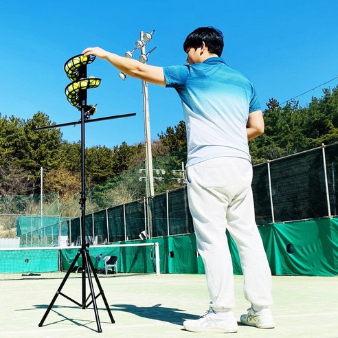 테니스볼머신 사용후기